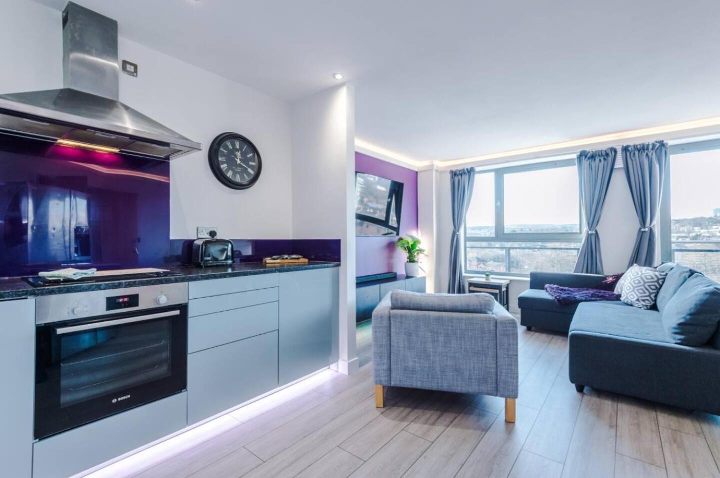 High-Spec Penthouse Central Free Parking Space Шефилд Екстериор снимка