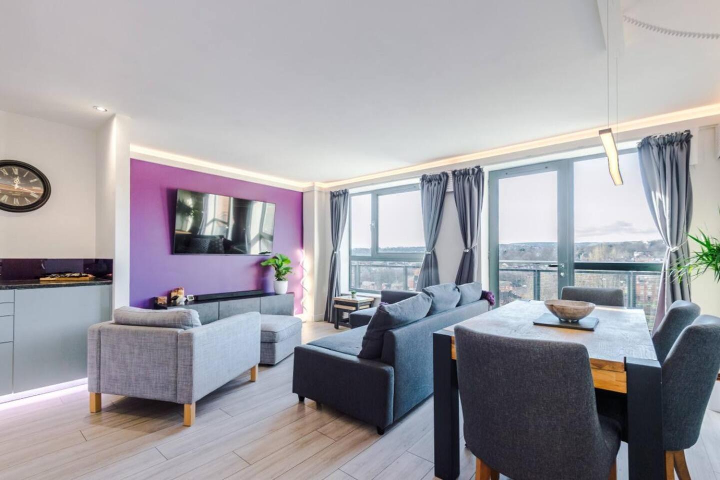 High-Spec Penthouse Central Free Parking Space Шефилд Екстериор снимка