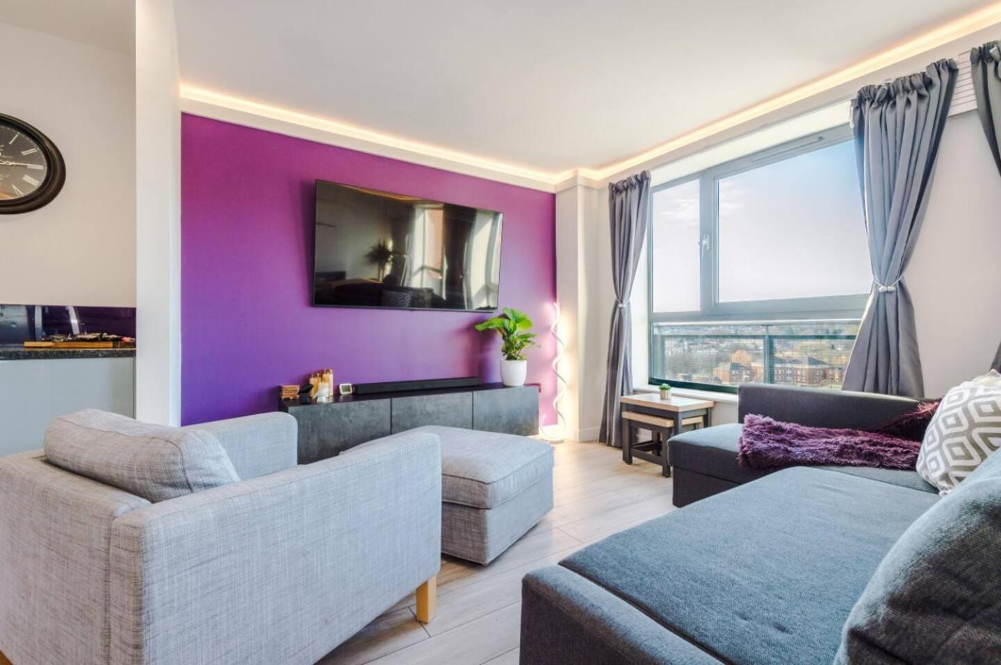 High-Spec Penthouse Central Free Parking Space Шефилд Екстериор снимка